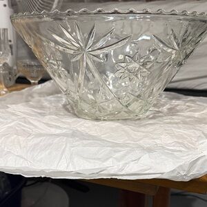 Clear Glass Decorative Bowl